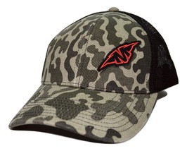 Mission Retro Ice &amp; Roller Hockey Camouflage Trucker Style Cap Hat - £15.17 GBP