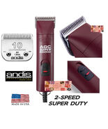 Andis ULTRAEDGE Super Duty AGC2 PRO 2-Speed CLIPPER SET &amp;10 BLADE*PET GR... - €164,92 EUR