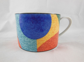 Victoria Beale Accents Colorful Geometric Shapes SHORT Mug Cup Casual NICE! - $6.92