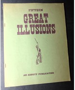 Vtg Abbott Publications Magic Book 15 Great Illusions Illustrated HTF Rare - $457.13 MXN