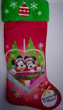 Disney Mickey &amp; Minnie Mouse Season of Magic Christmas Stocking - $10.93 CAD