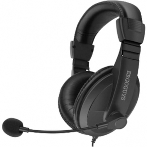 Ergoguys EG-55BLK ERGOGUYS HEADSET ROTATING MIC BLACK - $38.86