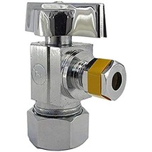 LASCO 06-9263 Angle Stop Quarter Turn Ball Valves, 5/8-Inch Compression ... - £20.12 GBP