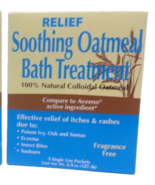 1x RELIEF SOOTHING OATMEAL BATH TREATMENT Fragrance Free ComparAveeno na... - $7.91