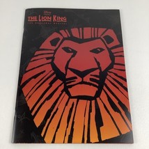 Disney Presents The Lion King Broadway Musical 1997 Program Book Souveni... - $14.80