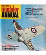 American Modeler Annual 1964 Vintage Magazine R/C Hawker Hurricane Airplane - $14.91 CAD