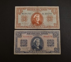 Netherlands gulden banknotes from 1945, World War 2 - $29.50