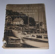 New England Calendar Vintage 1948 Samuel Chamberlain - $14.99
