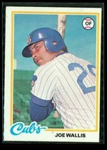 Vintage 1978 TOPPS Baseball Trading Card #614 JOE WALLIS Chicago Cubs - £7.68 GBP
