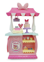 Disney Minnie Mouse Sweet Treats Stand Play Set Sound 38 Accessories Double Side - £90.23 GBP