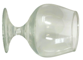 Vtg. Miniature Clear Glass Wine Brandy Cognac Barware Snifter Glass - 3.5" Tall image 4