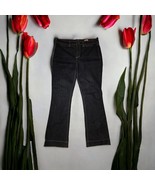 NYDJ Women&#39;s Denim Jeans Size 12 Blue Dark Wash Straight Leg Stretch Pan... - $23.75