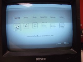 BOSCH LTC 2009/61 9&quot; CRT Black and White Video Monitor - £58.40 GBP
