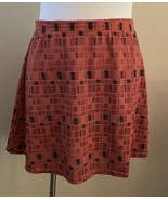 jamie sadock Orange Brown Crinkle Pull-On Golf Skirt Womens Size Medium NWT - $18.64 CAD