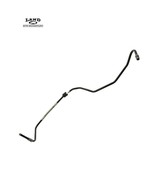 MERCEDES W166 ML-CLASS BRAIDED STAINLESS STEEL FLEX BRAKE LINE HOSE TUBE... - $13.36