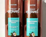 2 Pack Pantene Truly Natural Conditioning Serum Coconut Jojoba Oil... - $21.99