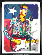 Buddy Holly Guitar Rock and Roll Music Print Poster Wall Art 18x24 - £21.68 GBP