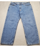 Levi Strauss &amp; Co. Jeans Men 40/30 Blue Denim 5 Pockets Straight Leg Rel... - €29,29 EUR