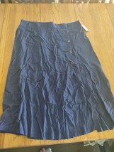 Route 66 Size XL Navy Button Women&#39;s Skirt - £19.77 GBP