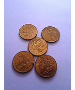 Lot 5 coins 50 kopek Russia coin free shipping - £2.38 GBP