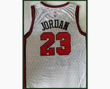 Michael Jordan Signed And Framed #23 Chicago Bulls NBA Jersey White - COA - £625.52 GBP