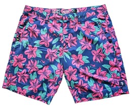 William Murray Size 34 Remastered Water Hazard Pink Navy Floral Golf Swi... - $22.80