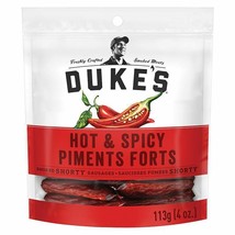 2 Bags Duke&#39;s Smoked Shorty Sausages -Hot &amp; Spicy Flavor 113g/4 oz,Free Shipping - £20.06 GBP