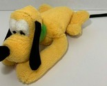 Disney Parks Plush Pluto green collar Mickey Mouse dog Friend lying down... - $6.92