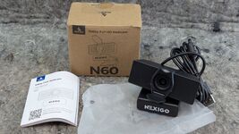 NexiGo N60 1080P Webcam with Microphone, Adjustable FOV, Zoom, Software ... - $8.99