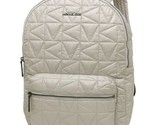 NWB Michael Kors Winnie Large Quilted Nylon Backpack Gray 35T0UW4B7C Dus... - $101.96