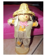 doll scarecrow wizard of oz 6&quot; tall hand made new - $21.94 CAD