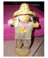 doll scarecrow wizard of oz 6&quot; tall hand made new - £12.58 GBP