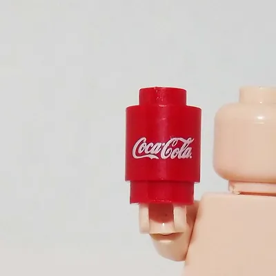 Minifigure Custom Toy Coca Cola Coke Soda Pop Can Soft Drink - £2.64 GBP