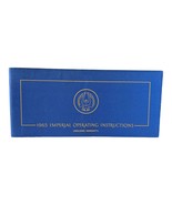 1965 Chrysler Imperial Operating Instructions Owners Manual Nice - $315.40 MXN