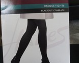 Hanes Silk Reflections Control Top Coffee Bean Opaque Tights - Size AB - £9.14 GBP