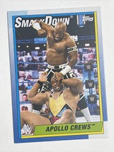 Apollo Crews 48 2021 Topps Heritage WWE SmackDown - £0.99 GBP