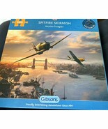 Gibsons G3112 Spitfire Skirmish Nicolas Trudgian 500 pce jigsaw Puzzle WWII - $50.87 CAD