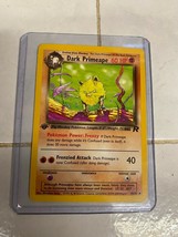 Dark Primeape Team Rocket 43/82 1st Edition Pokemon Card Uncommon - £7.44 GBP