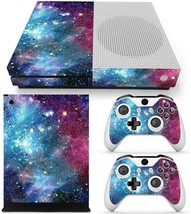 Whole Body Protective Vinyl Skin Decal Cover For Microsoft Xbox, Blue Galaxy. - $38.97