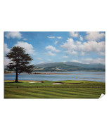 Pebble Beach Golf Links Club 18th Hole Course Wall Art Print 18Ri17 pebb... - $34.67 CAD+