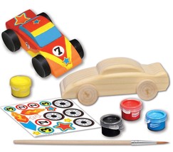 Works Of Ahhh Paint Your Own Race Car And Birdhouse Acrylic Paint &amp; Craft Kits - £11.33 GBP