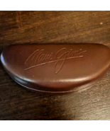 Maui Jim Brown Faux Leather Sunglasses Hard Shell Clamshell Glasses Case... - €8,59 EUR