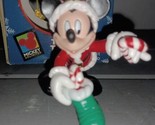 Vintage Mickey Mouse Tree-rific Treasures Candy Christmas Ornament Enesc... - $11.00