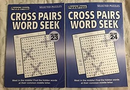 Lot of (2) Penny Press Selected Puzzles Cross Pairs Word Seek *Volumes 23 &amp; 24*  - £12.42 GBP