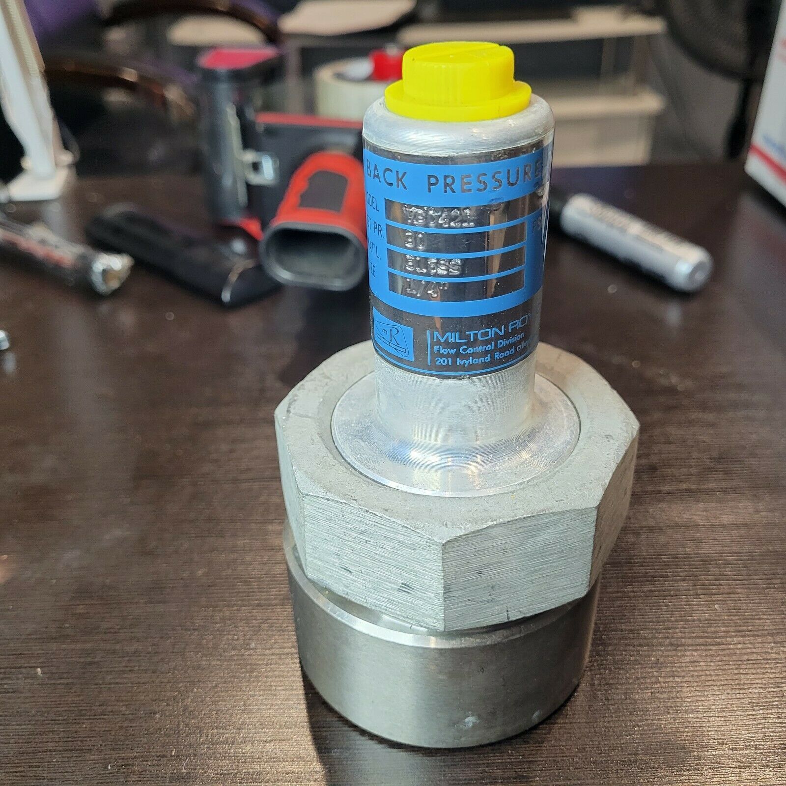 Milton Roy back pressure VB0421 30PSI 316SS 1/4&quot; NEW NOS $99 - $96.48