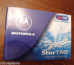 MANUALE originale PER MOTOROLA STARTAC Italiano STAR TAC cartaceo senza ... - £14.60 GBP