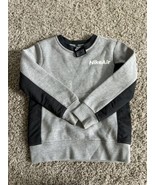 Nike Boys Sweater Size XS 4 Navy Black Grey Heathered Crewneck sweatshirt - $8.00 CAD