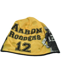 NFL Green Bay Packers Aaron Rodgers 12 Sublimated Player Yellow Knit Bea... - $16.82