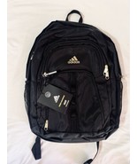 Adidas Unisex Prime 6 Backpack Black with Gold Logo - $59.39