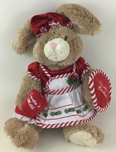Build A Bear Christmas Holiday Bunny Rabbit 18&quot; Plush Stuffed Animal Toy... - £25.56 GBP